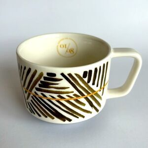 Starbucks 2014 Artisan Series Coffee Mug 01/08 Story Of Origin Bone China